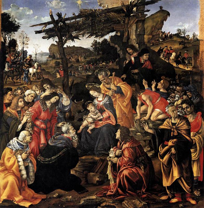 Filippino Lippi Adoration of the Magi Germany oil painting art